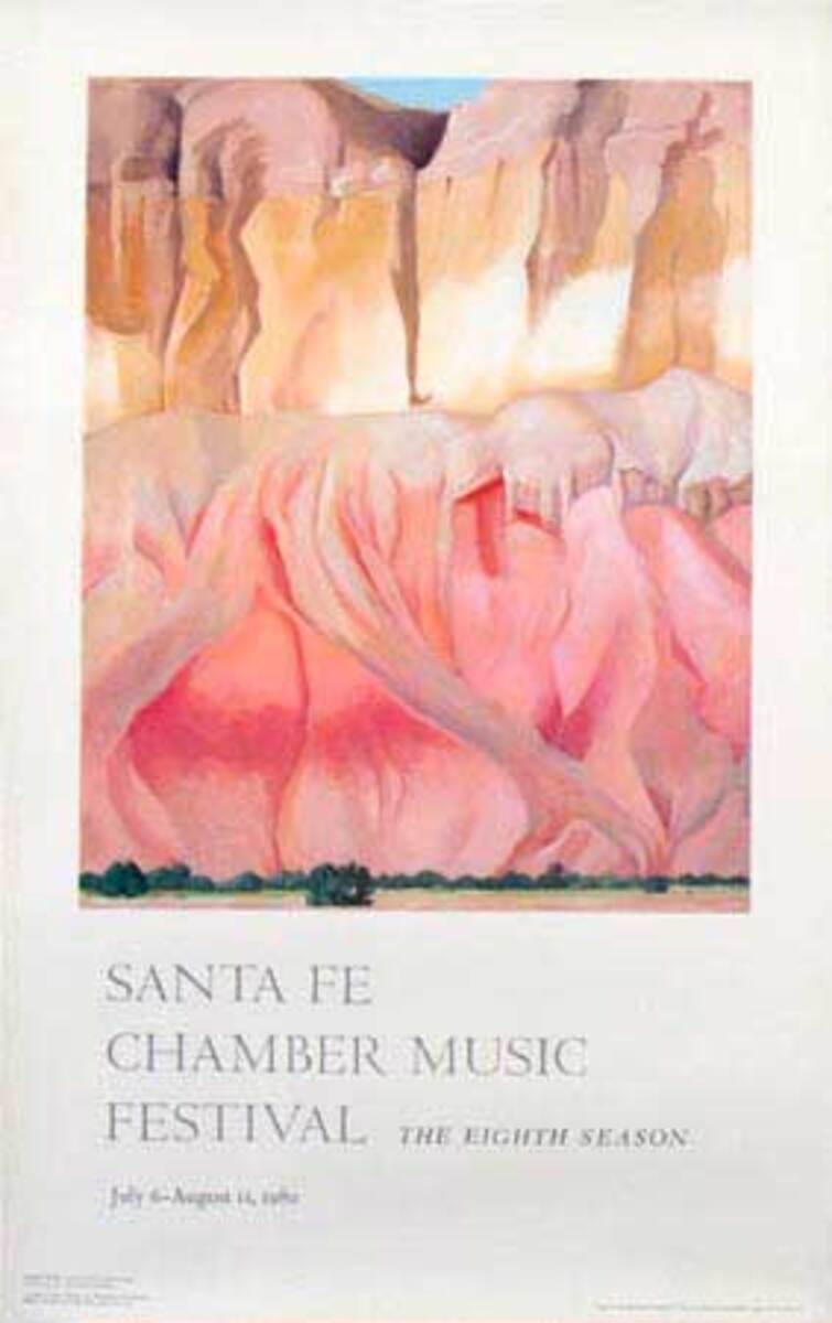 Santa Fe Chamber Music Festival Original Poster 1980