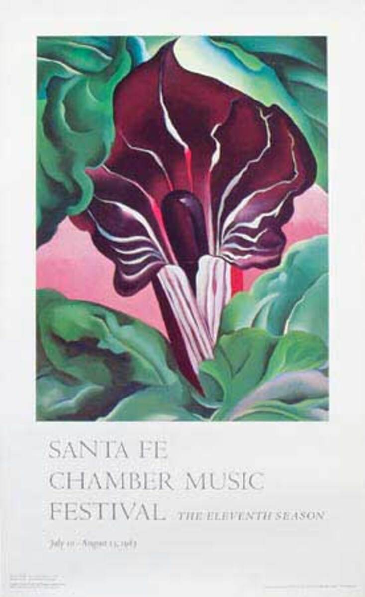 Santa Fe Chamber Music Festival Original Poster 1983