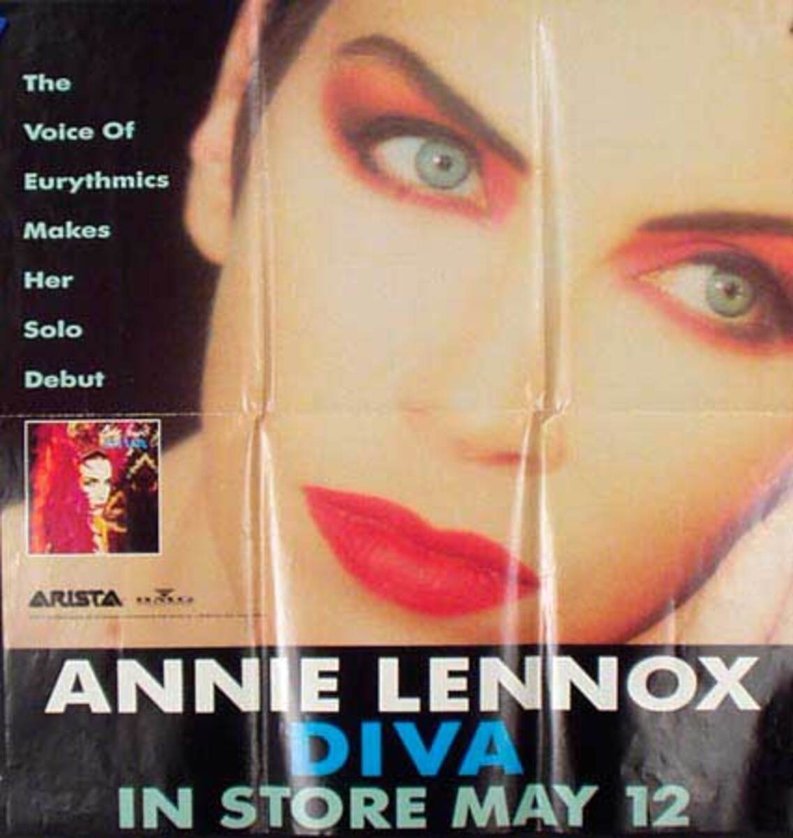 Original Annie Lennox Music Poster