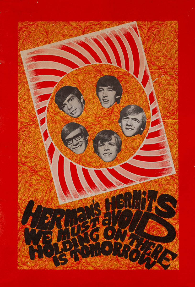 Herman's Hermits Original Rock and Roll Poster