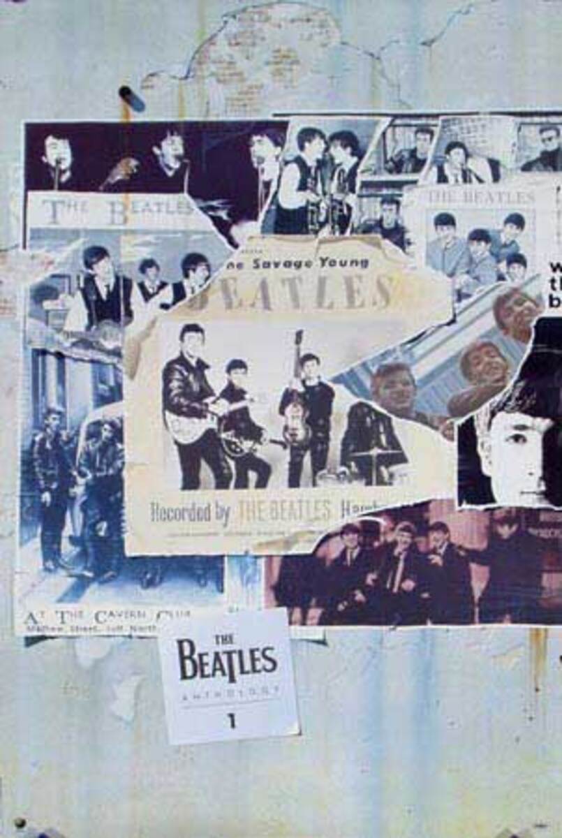 Beatles Anthology 1 Original Rock and Roll Poster