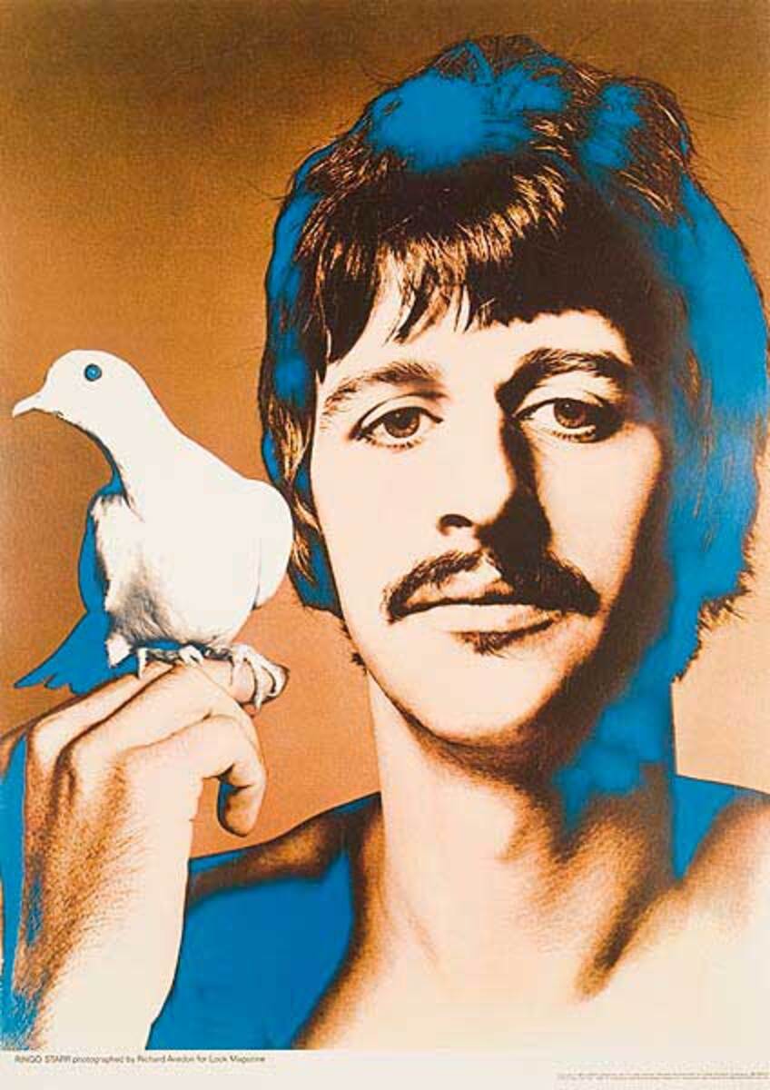 Ringo Starr Original Look Magazine Beatles Poster