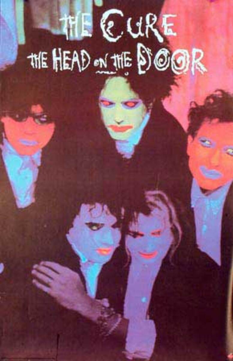 The Cure Original Rock and Roll Poster The Head on the Door