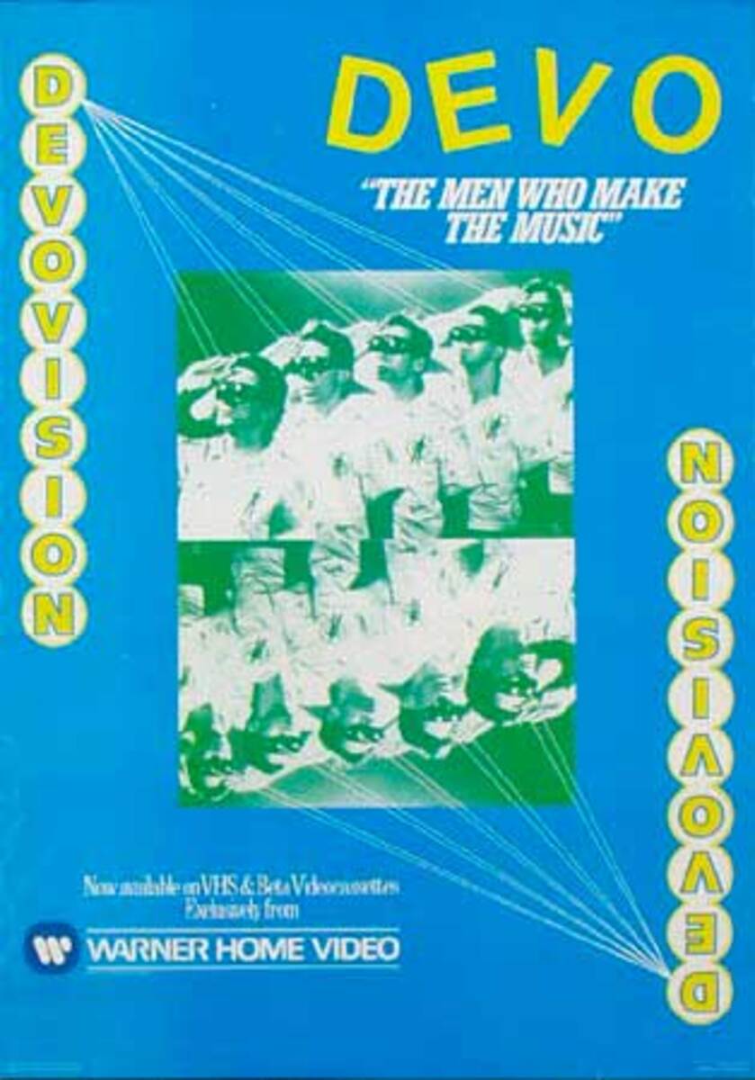 Devo Original Rock and Roll Poster The Men Who Make the Music
