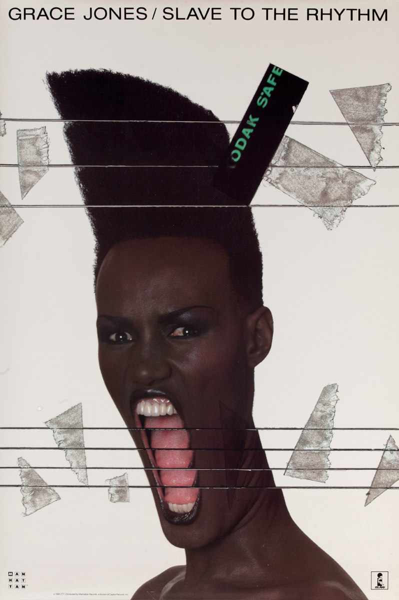 Grace Jones Slave to the Rhythm Original Rock and Roll Poster