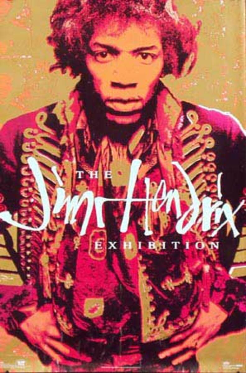 Jimi Hendrix Original Rock and Roll Poster Exhibition