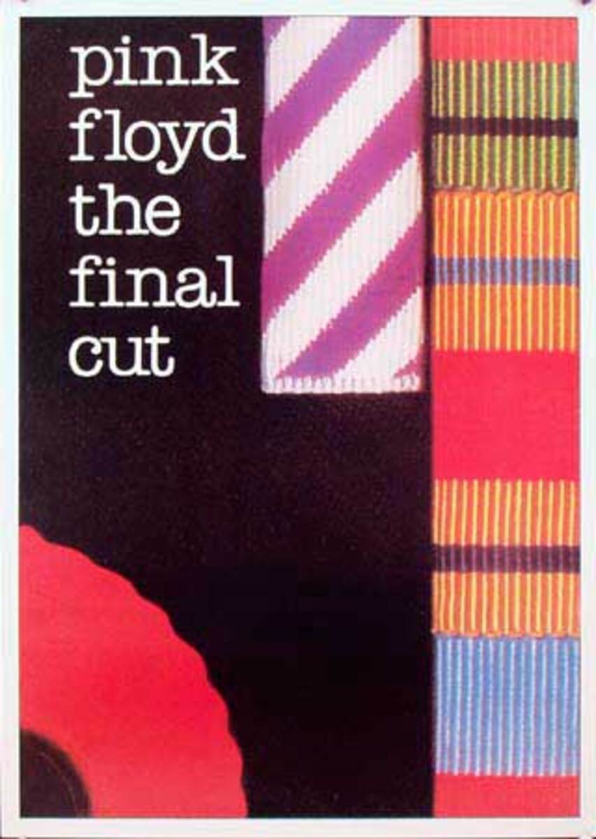 Pink Floyd Original Rock and Roll Poster The Final Cut