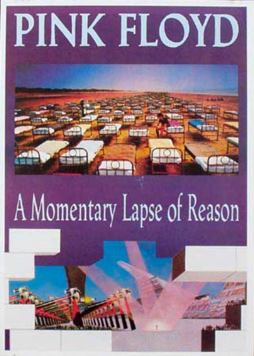 Pink Floyd Original Rock and Roll Poster A Momentary Lapse of Reason