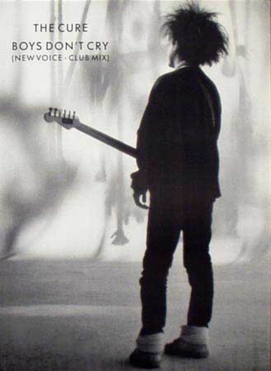 The Cure Original Rock and Roll Poster Boys Don't Cry