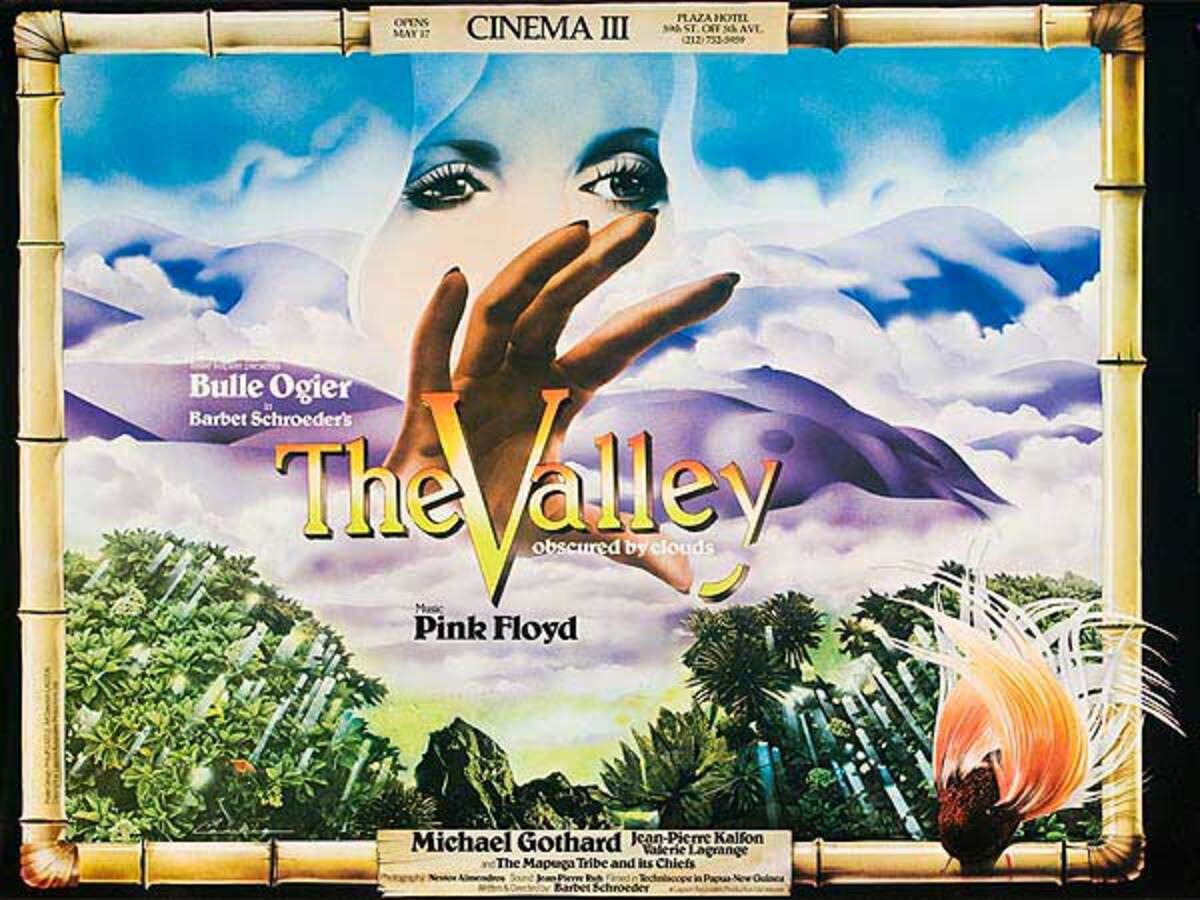 The Valley Pink Floyd Movie Original Vintage Rock and Roll Movie Poster