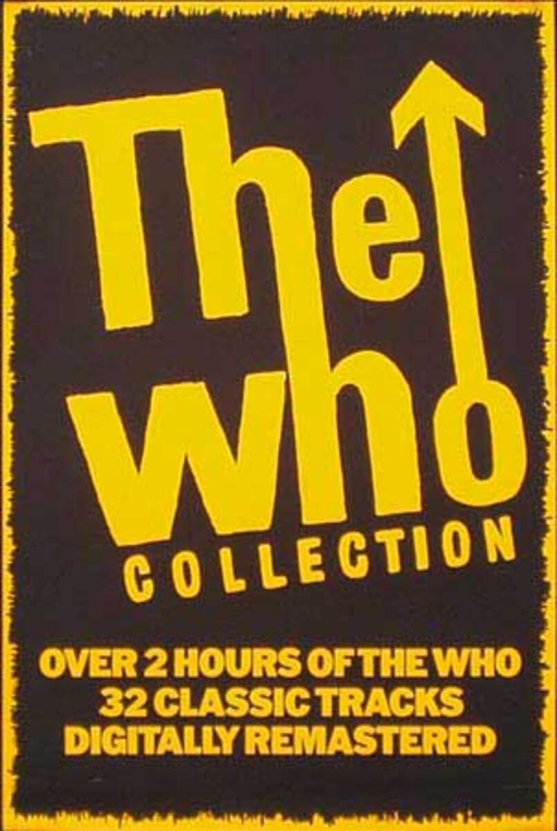 The Who Collection Original Rock and Roll Poster