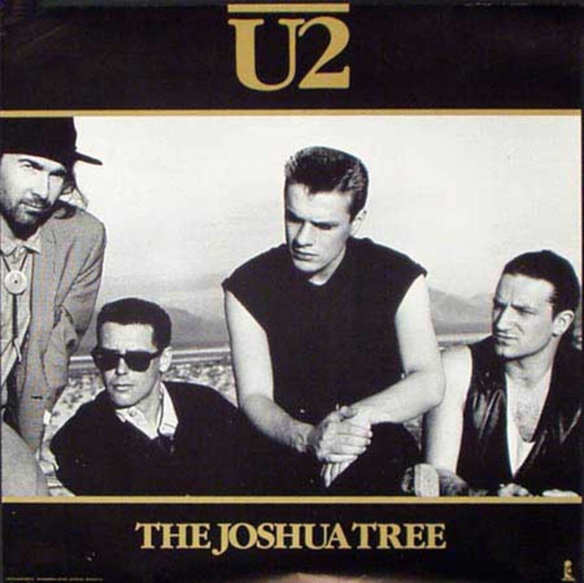 U 2 Original Rock and Roll Poster Joshua Tree