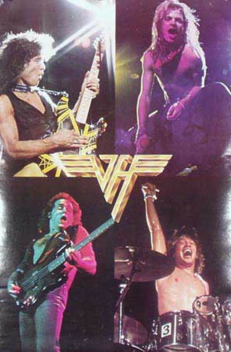 Van Halen VH Original Rock and Roll Poster