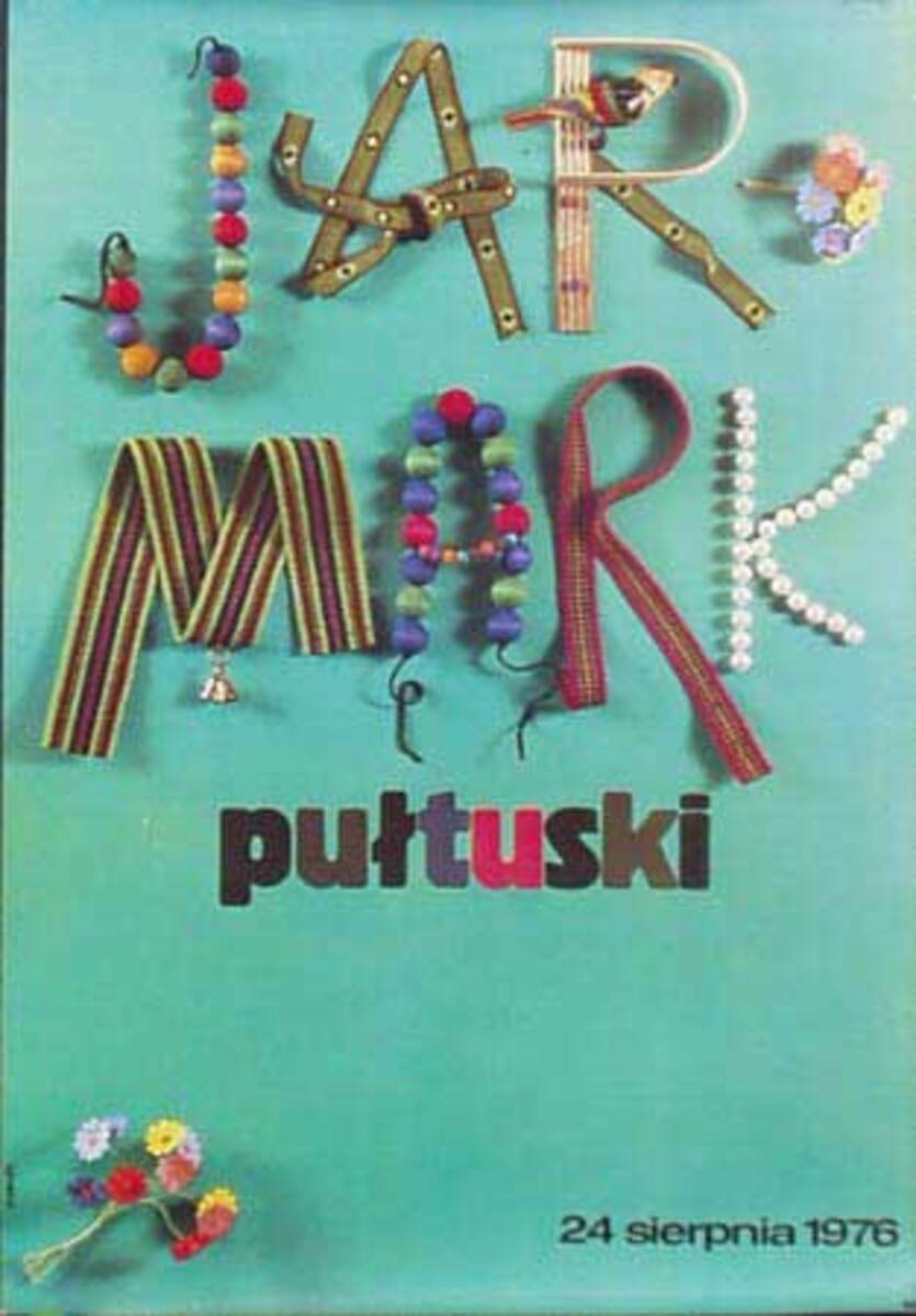 Jarmark Puttuski Original Vintage Polish Theatre Poster