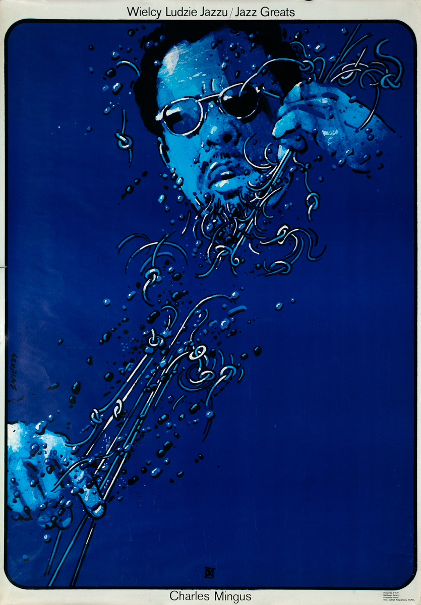 Charles Mingus Tribute Original Vintage Polish Music Poster