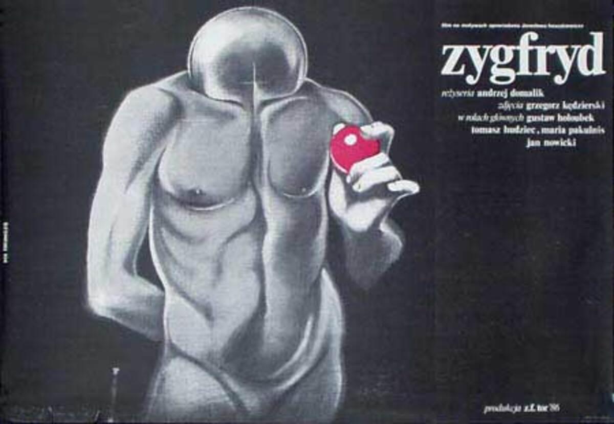 Zygfryd Original Vintage Polish Theatre Poster