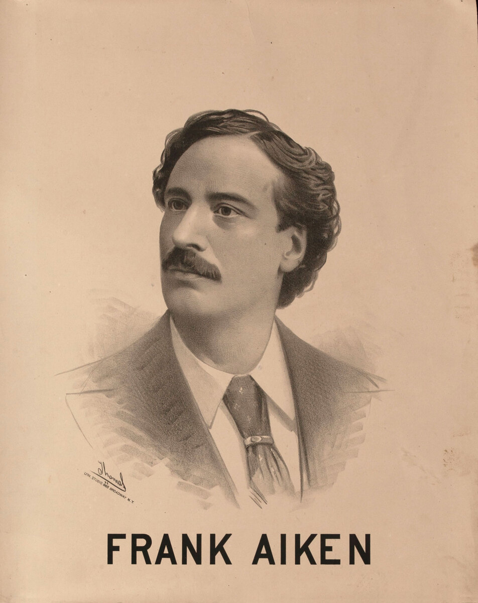 Original 19th Century Theatre Poster Frank Aiken