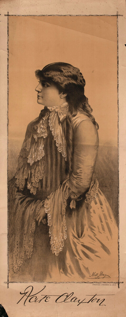 Original 19th Century Theatre Poster Kate Clayton