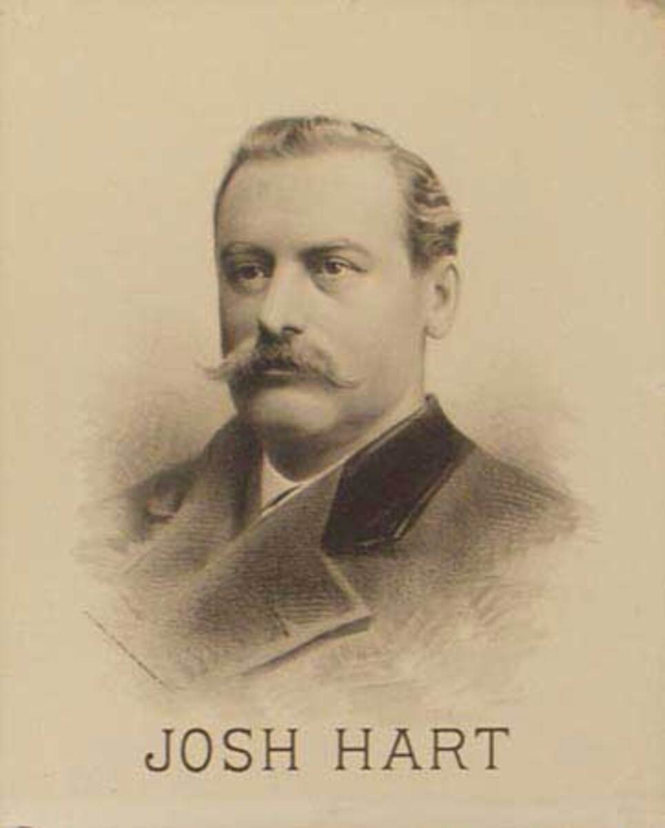 Original 19th Century Theatre Poster Josh Hart
