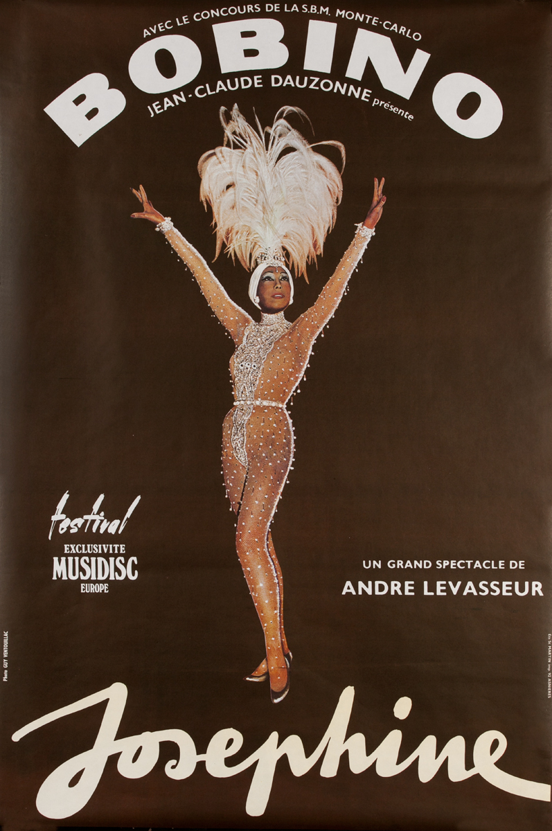 Original Josephine Baker Bobino Poster