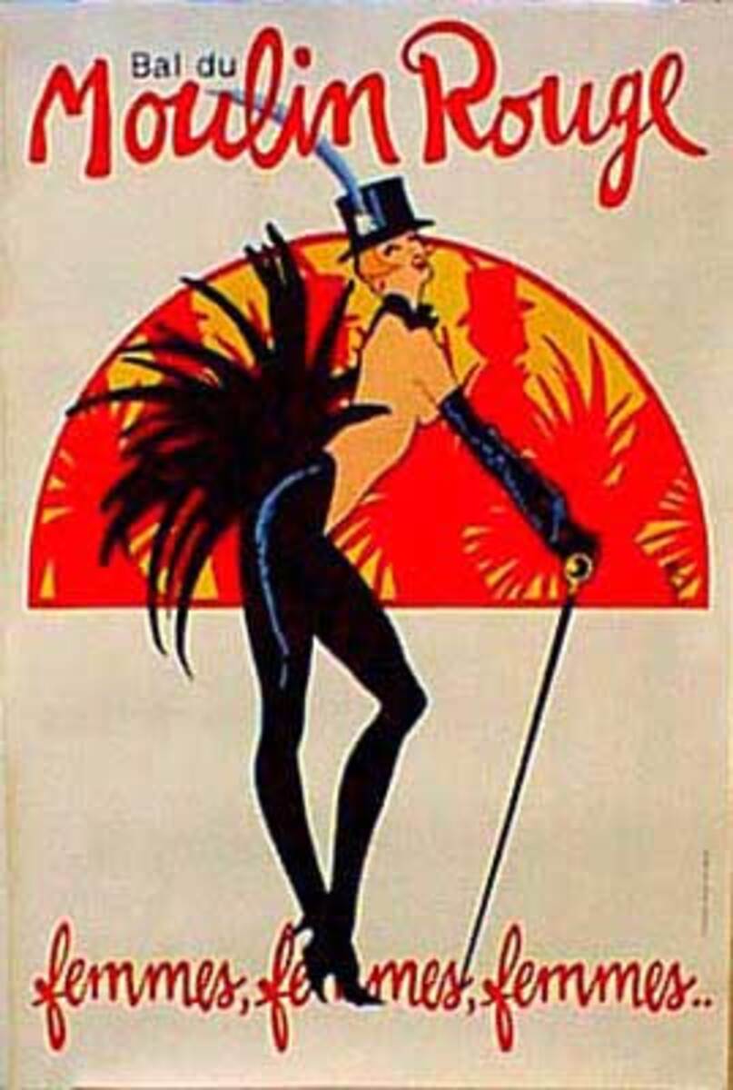 Moulin Rouge Original Theatre Poster