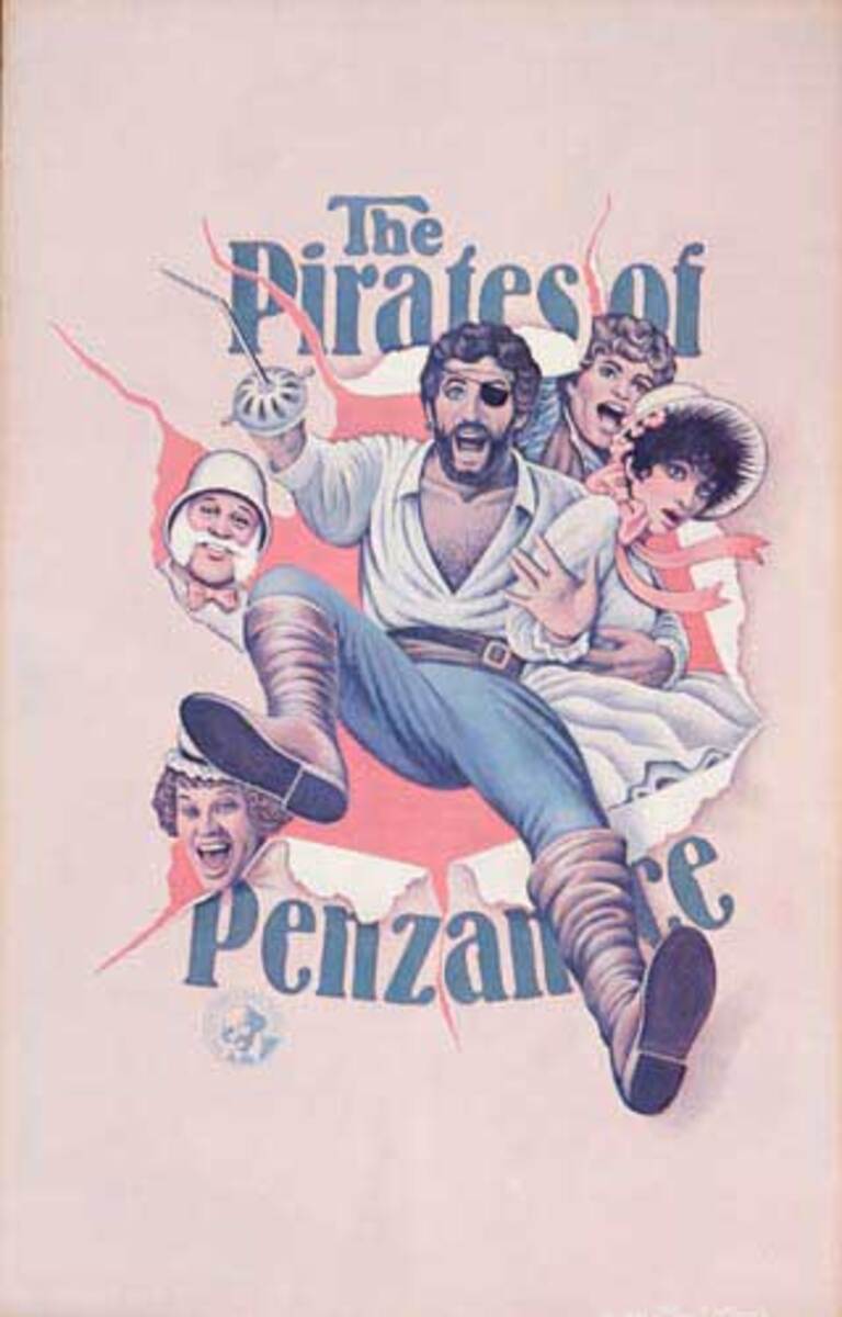 Pirates Of Penzance Original Theatre Poster