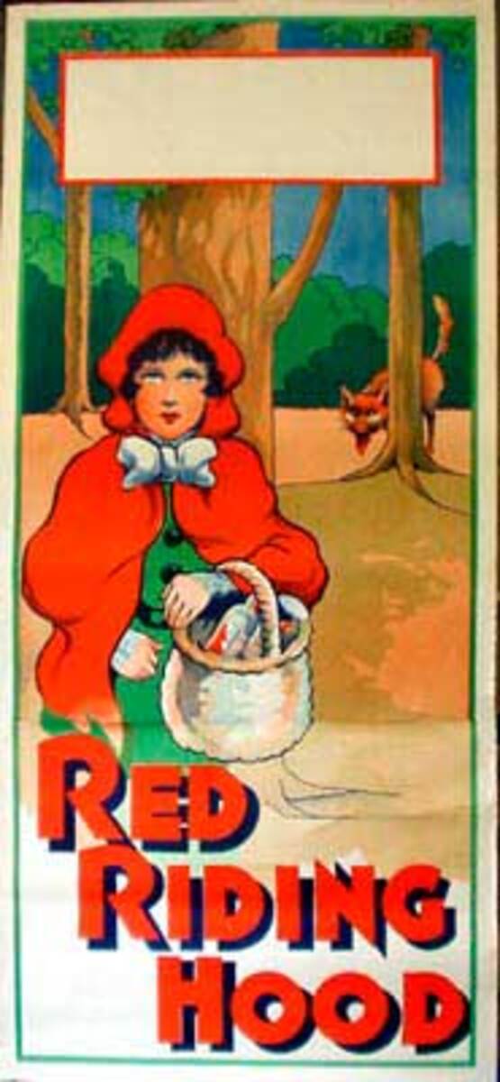 Red Ridinghood Original Vintage Theatre Poster