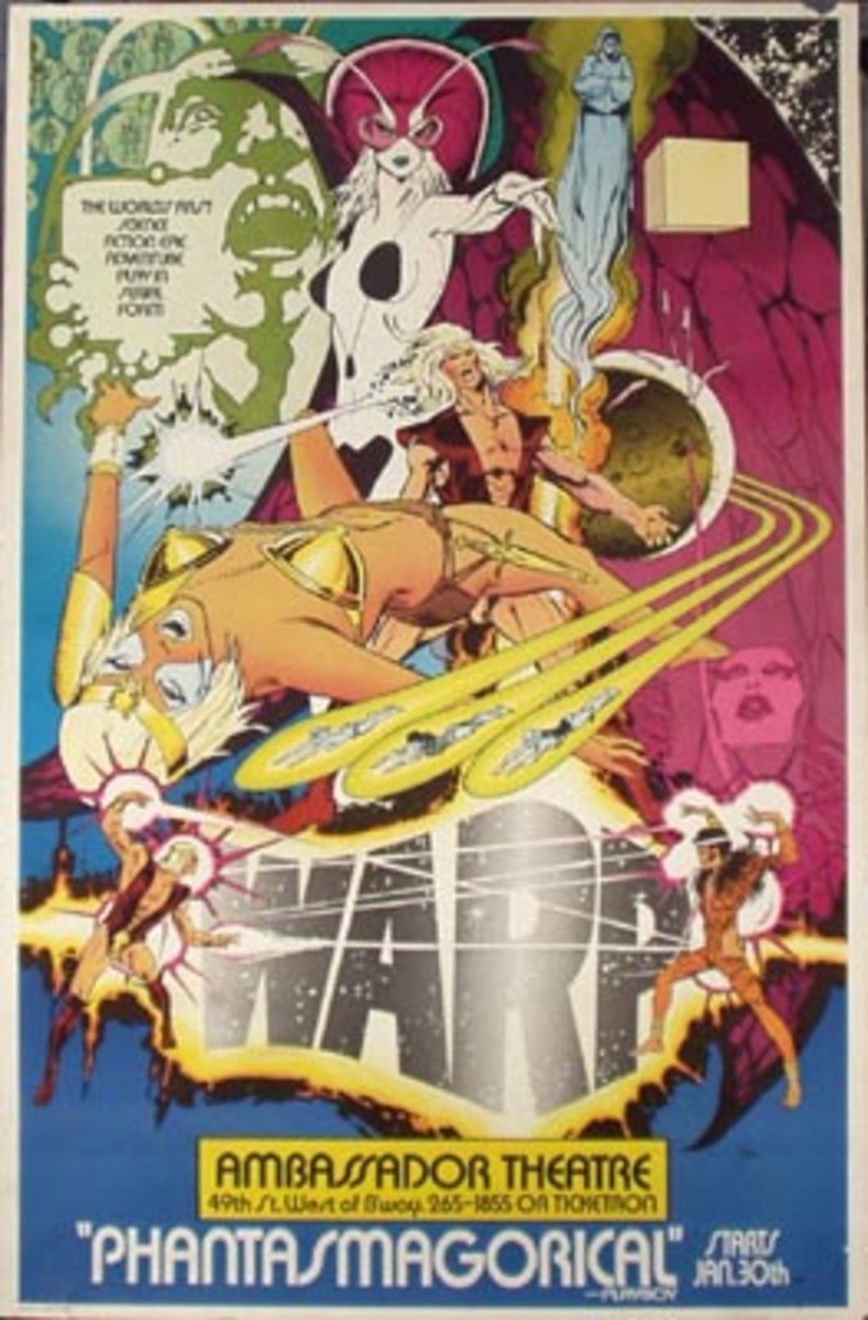 Warp Ambassador Original Theatre Poster