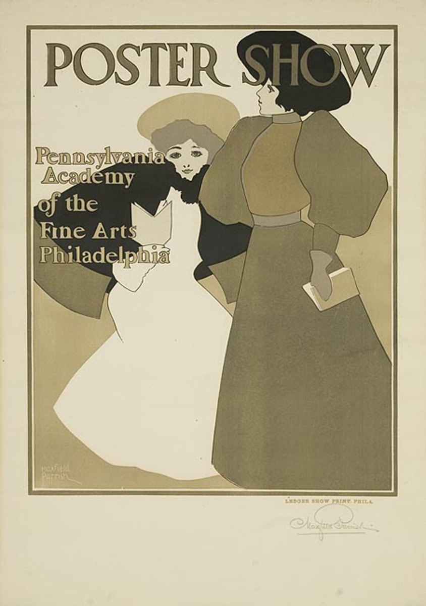 Pennsylvania Academy of the Fine Arts Philadelphia Poster Show Poster