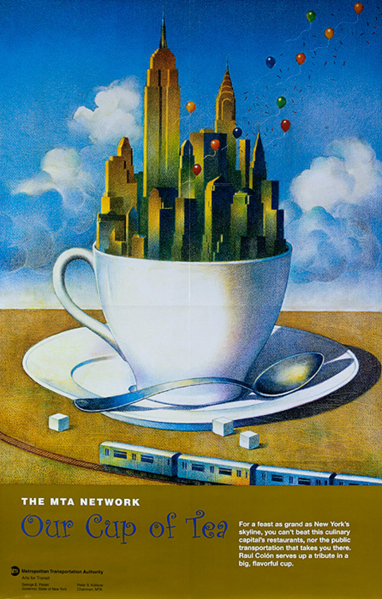 Arts for Transit Poster Cup of Tea  