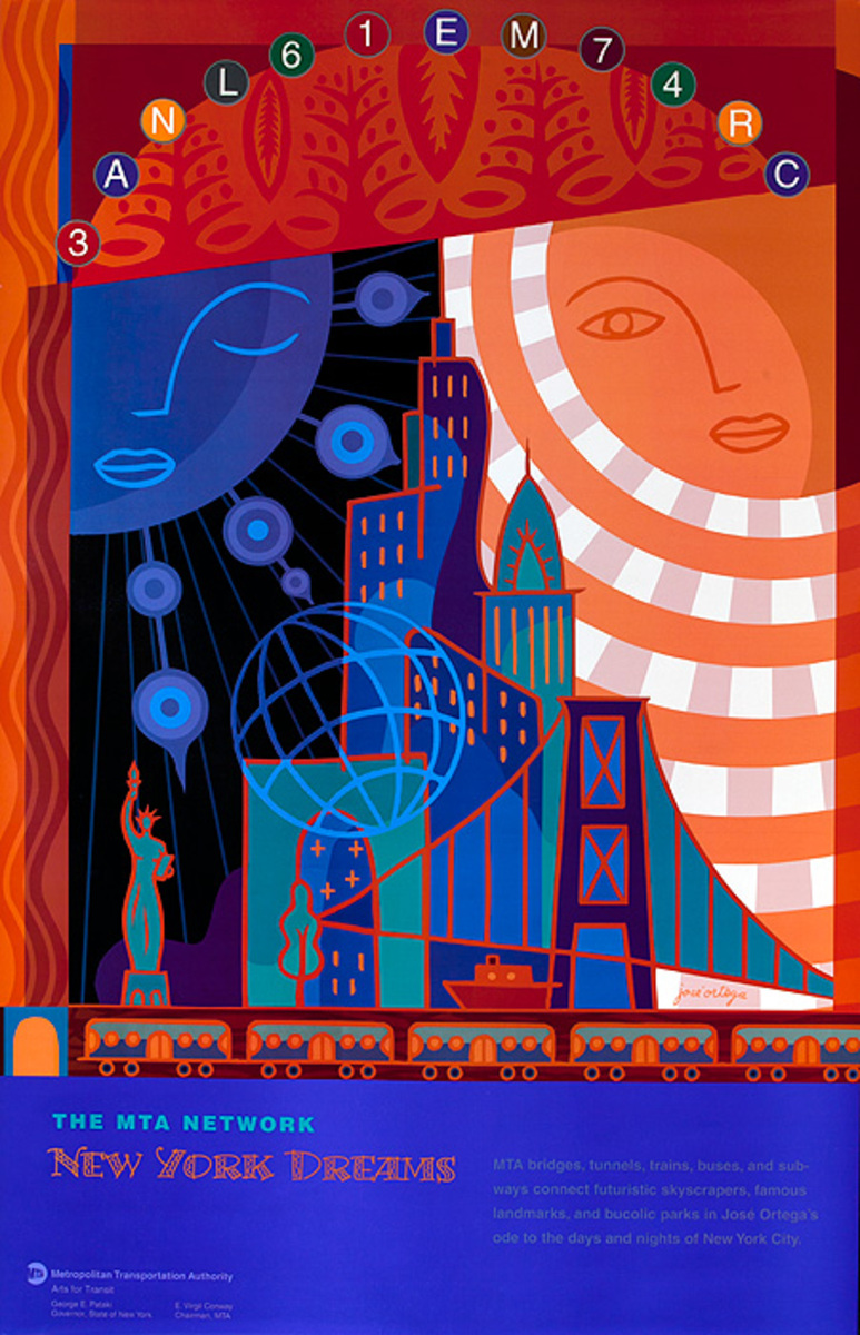 Arts for Transit Poster New York Dreams