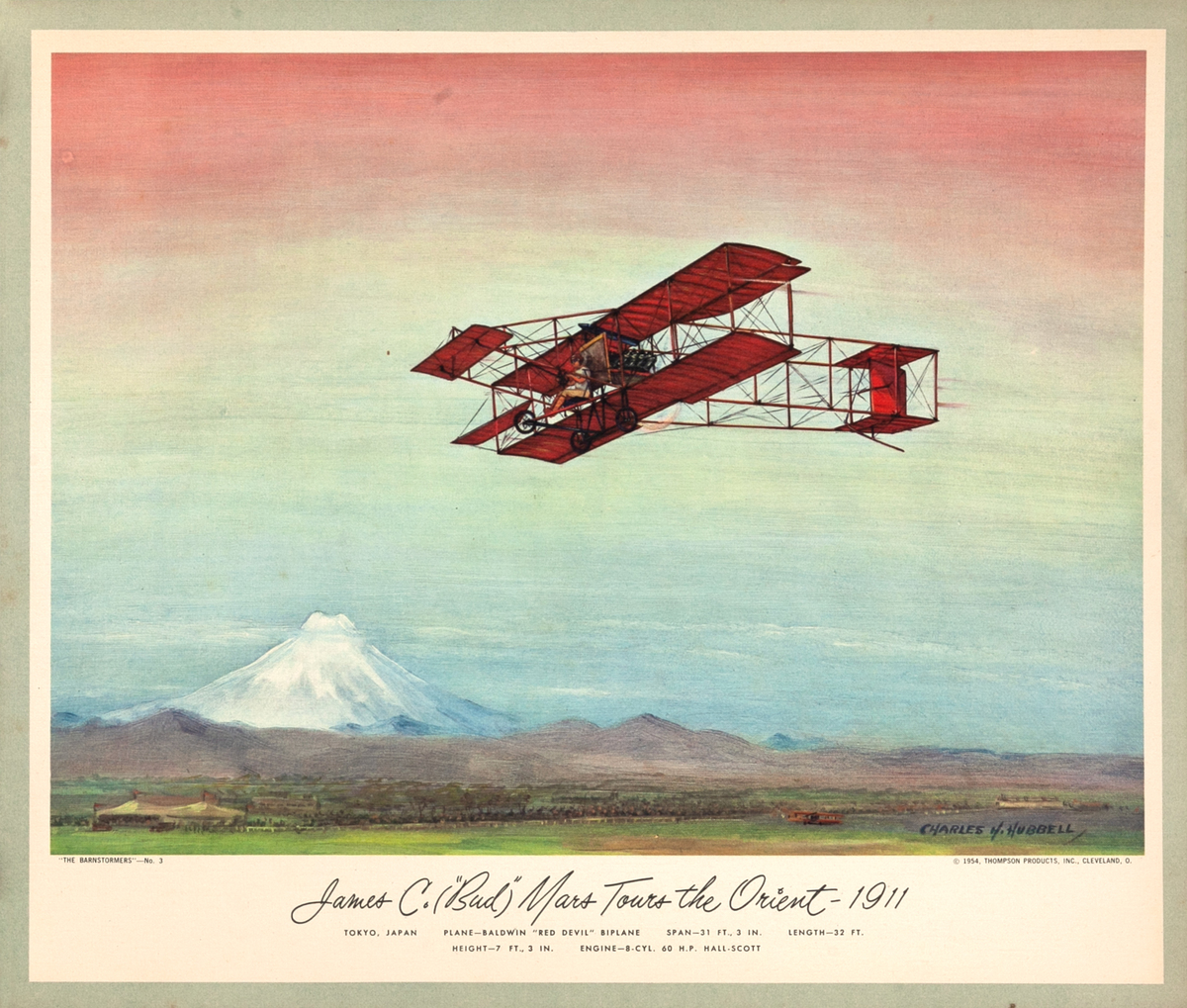 Vintgage Aviation Print  James 