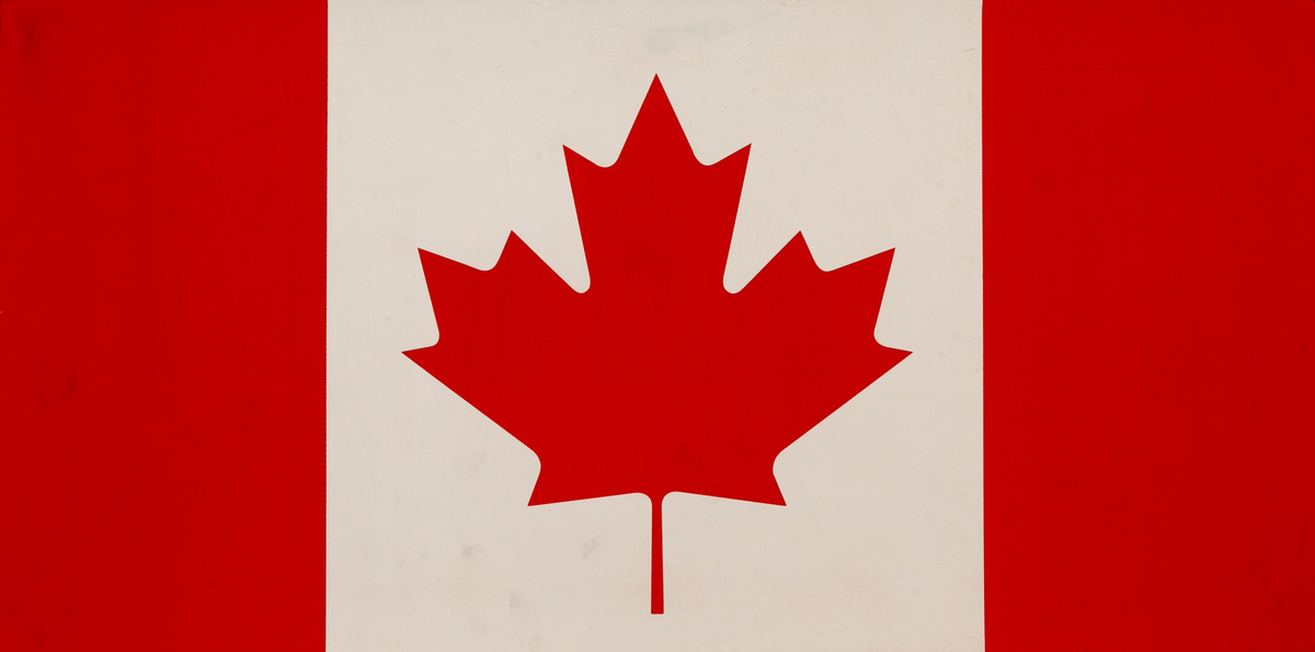 Canadian Flag Original Travel Poster