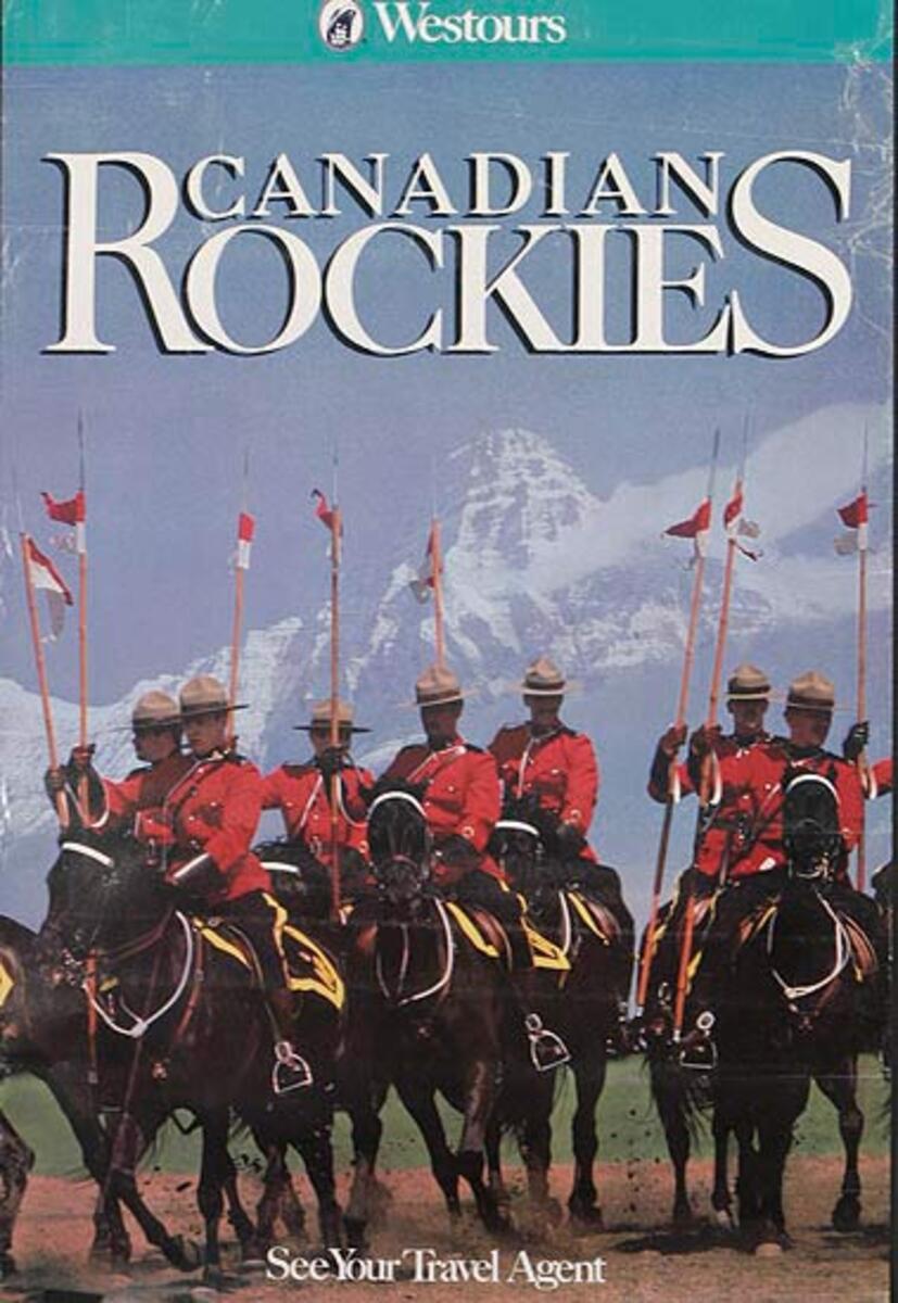Canadian Rockies Original Travel Poster