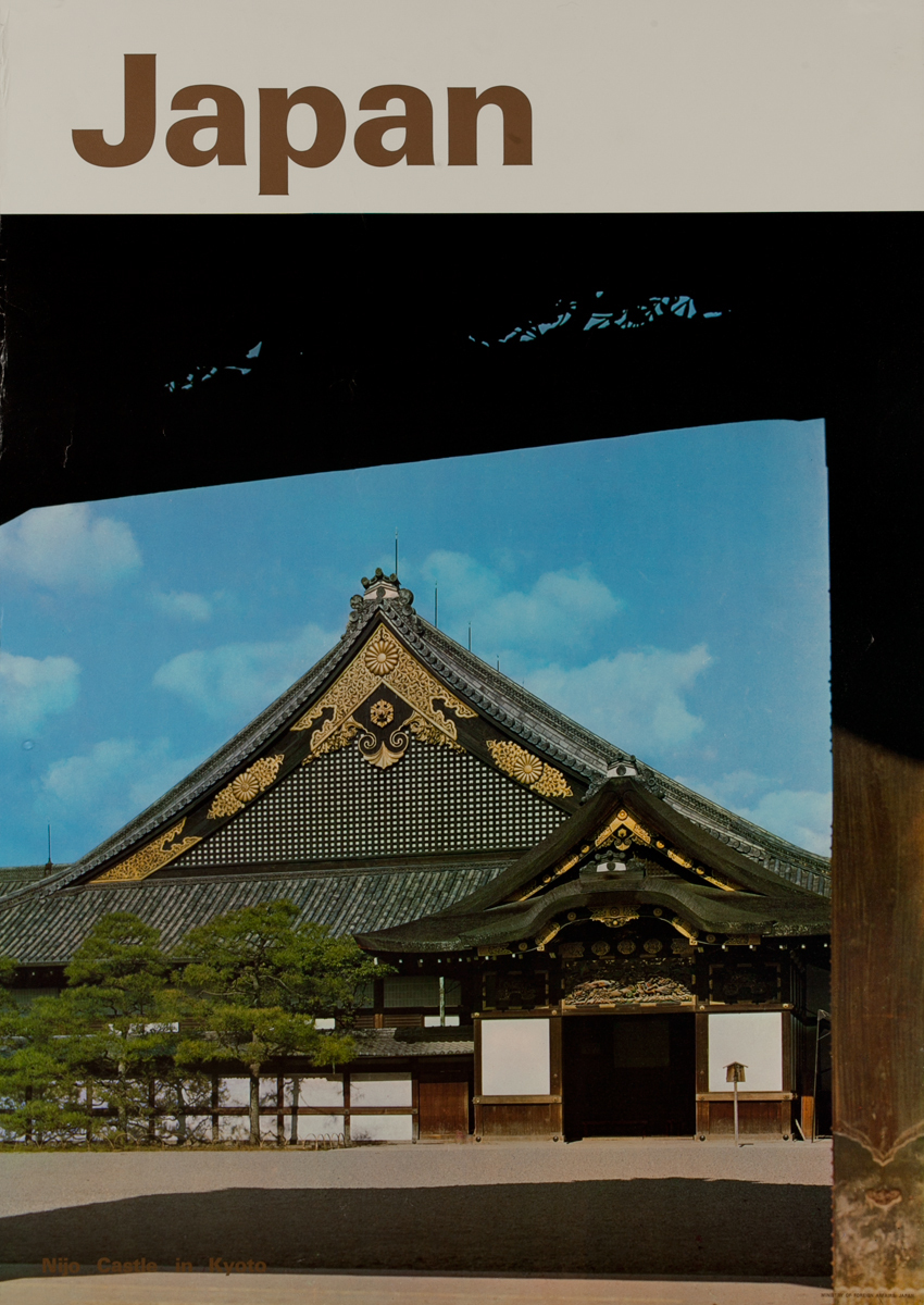Japan Nija Castle In Kyoto Original Travel Poster