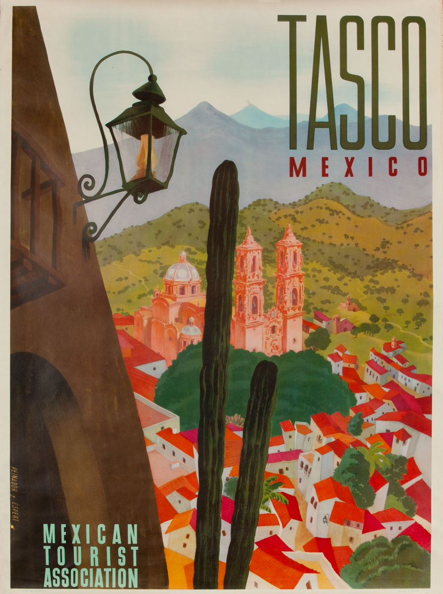 Tasco Mexico Original Travel Poster
