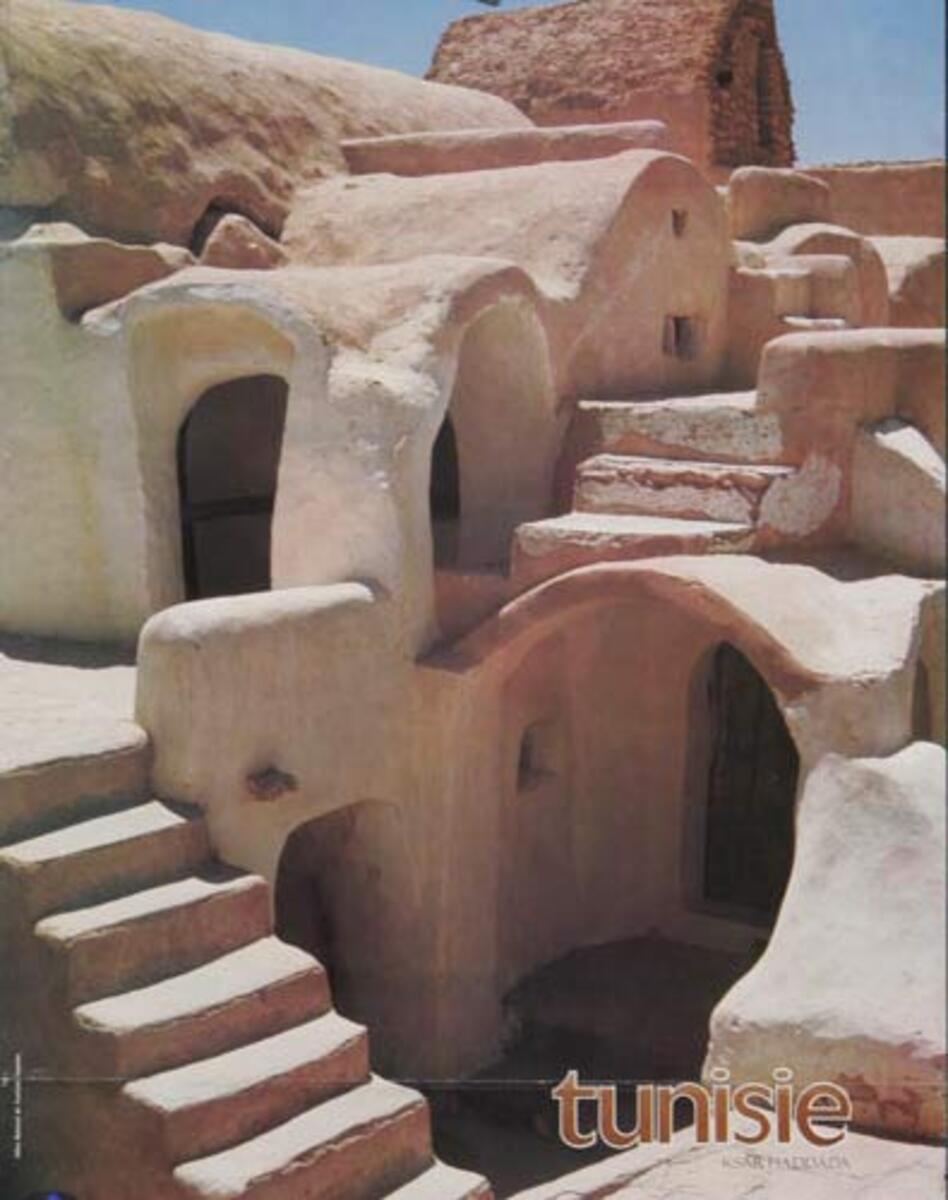 Original Tunisia Travel Poster House