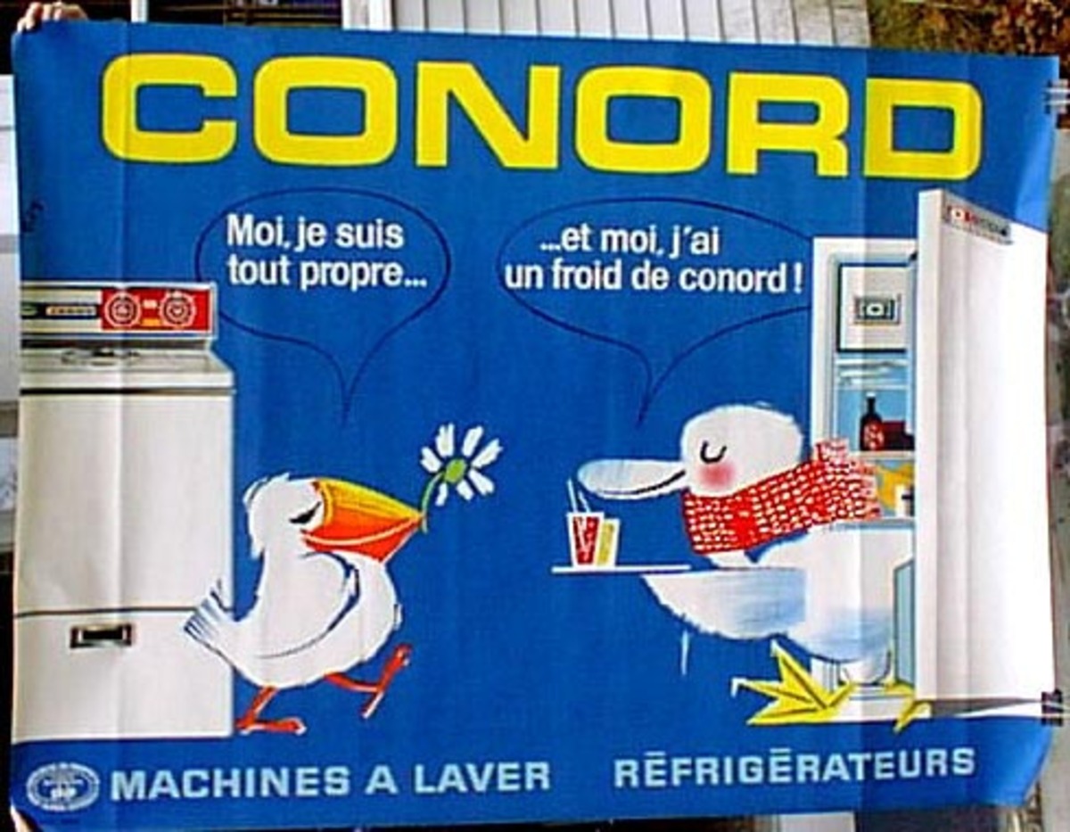 Conord Applaince Original Vintage Poster