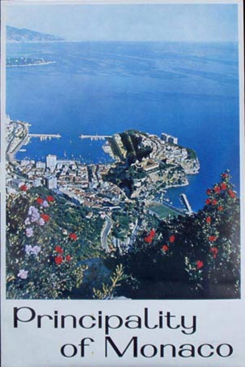 Monaco Original Vintage Travel Poster