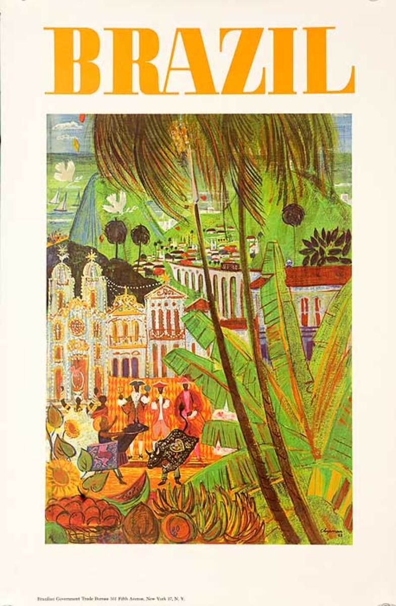 Brazil Travel and Tourism Poster