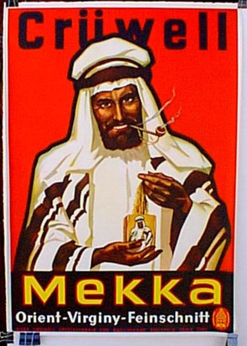 Cruwell Mekka Tobacco Original Vintage Poster