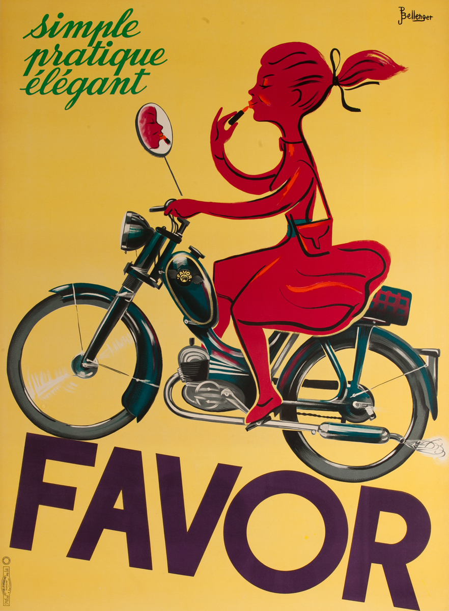 Favor  Motorcycle Original Poster Lipstick