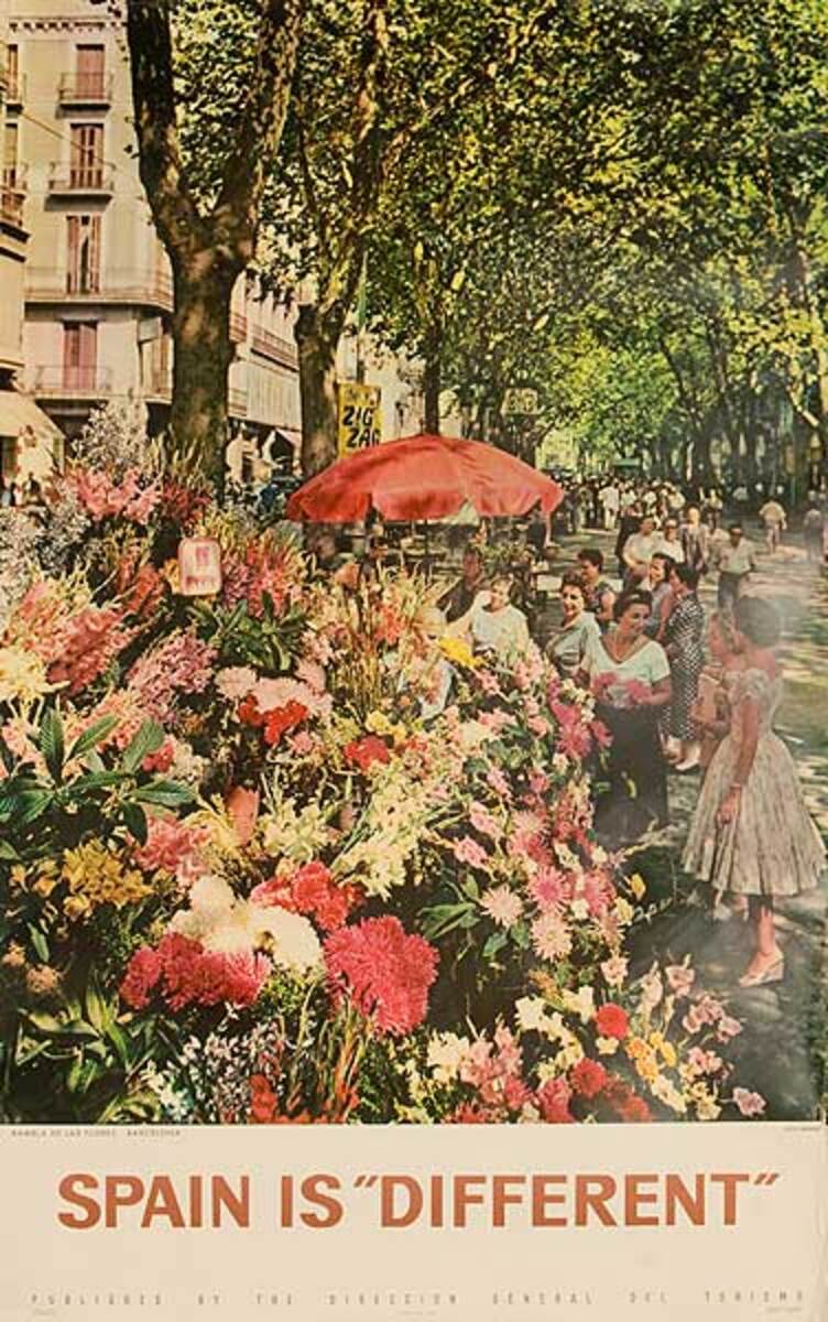 Spain is Different Original Travel Poster