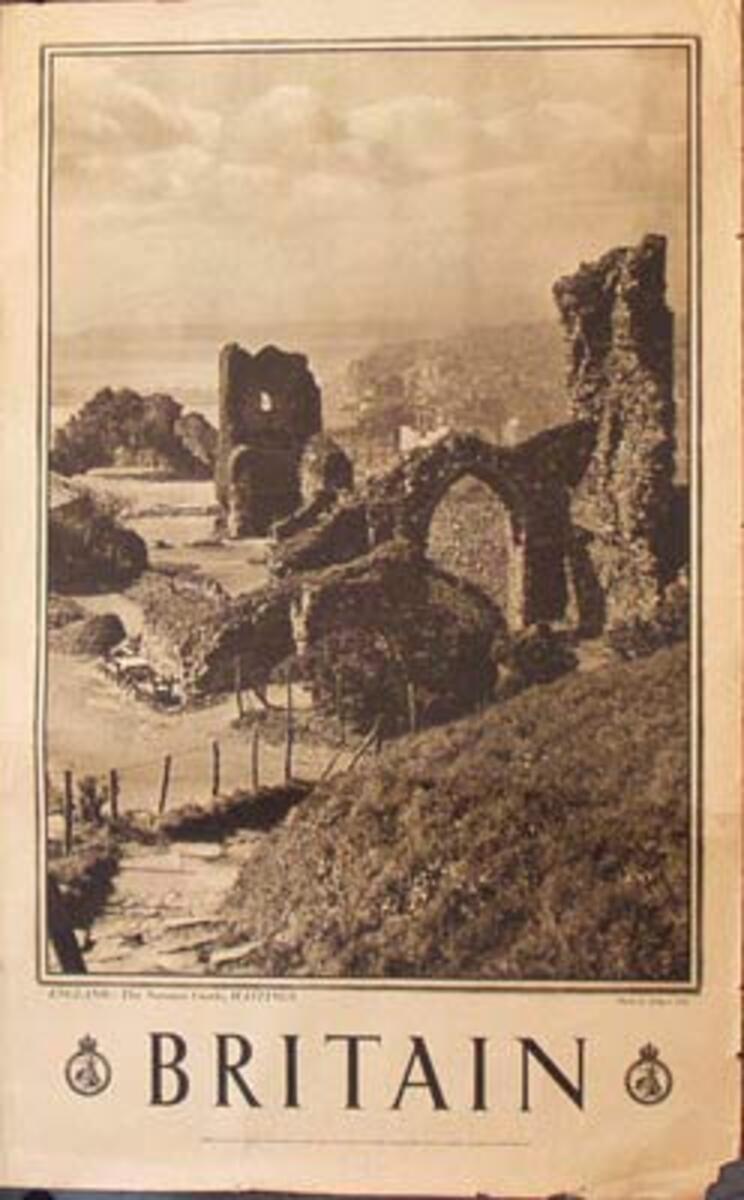 Hastings Original Vintage British Travel Poster 