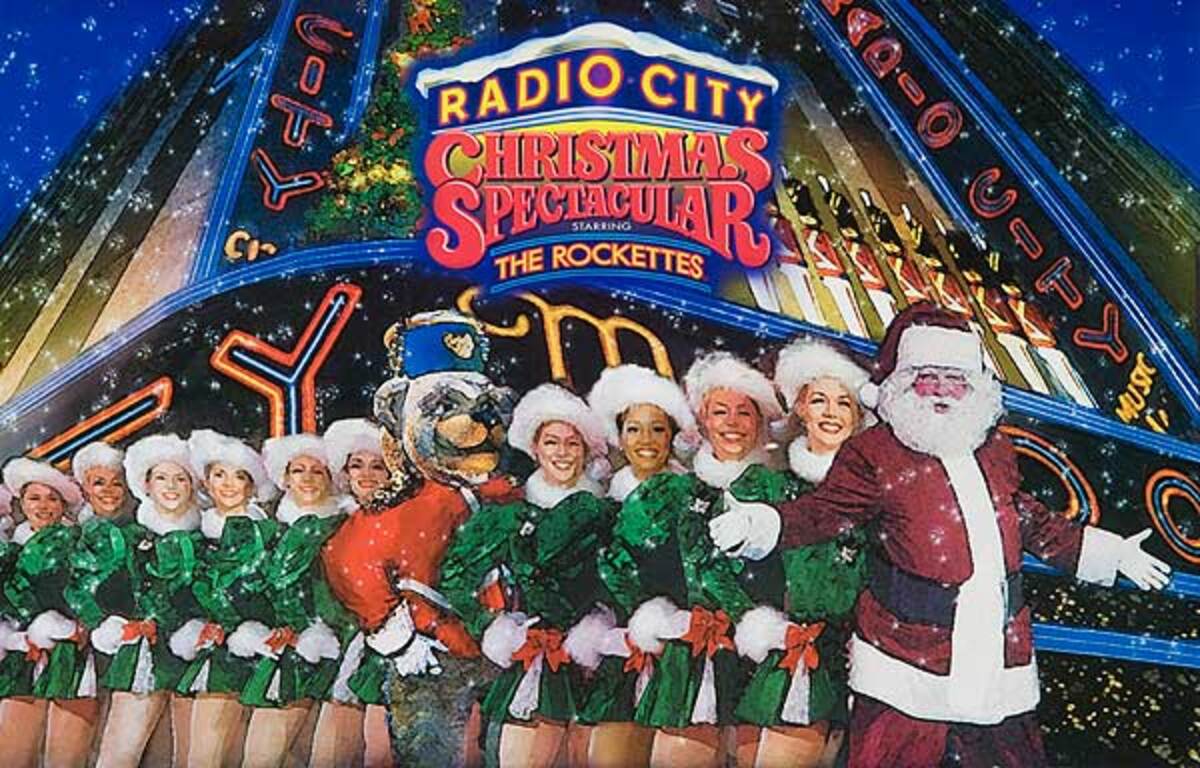 Radio City Christmas Spectacular The Rockettes Original New York Advertising Poster