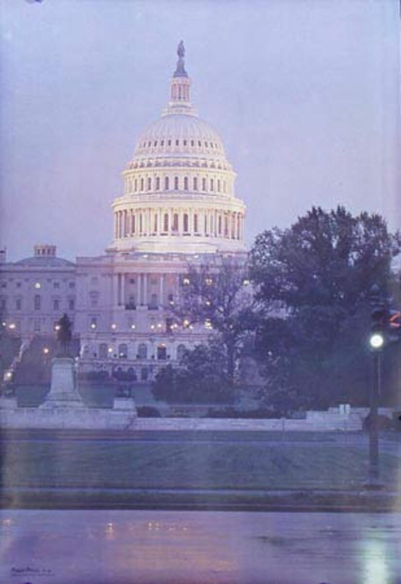 Washington DC Original Travel Poster