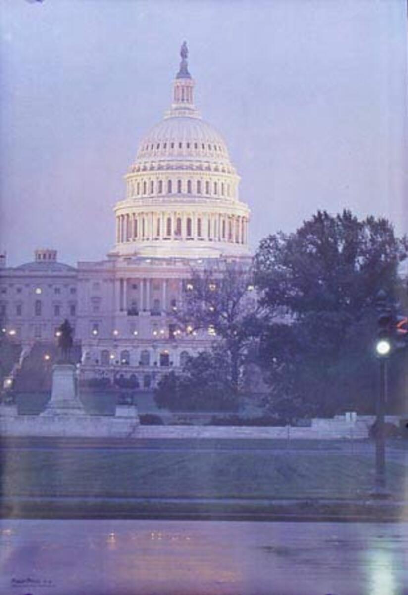 Washington DC Original Travel Poster