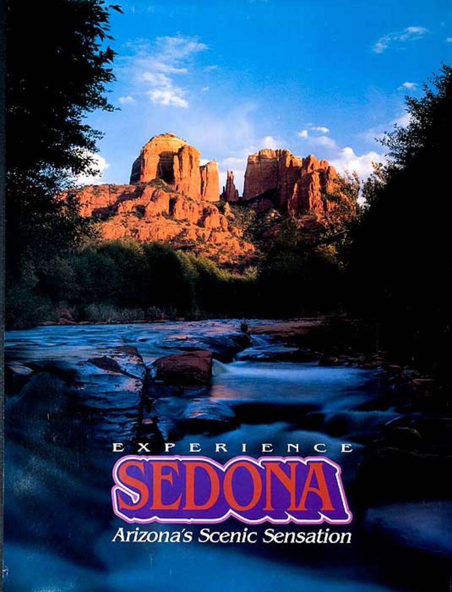 Experience Sedona Original American Arizona Travel Poster