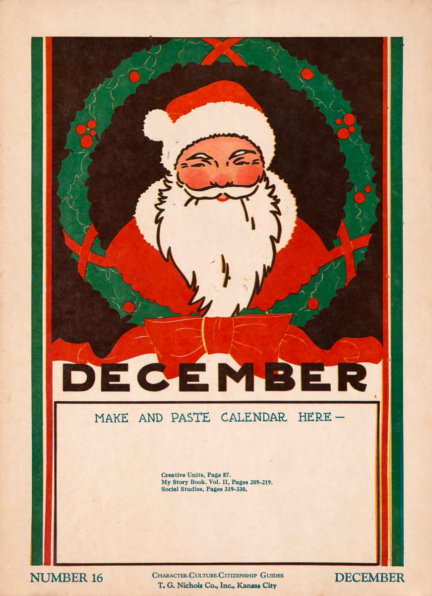 December Santa - Character Culture Citizenship Guides Poster #16