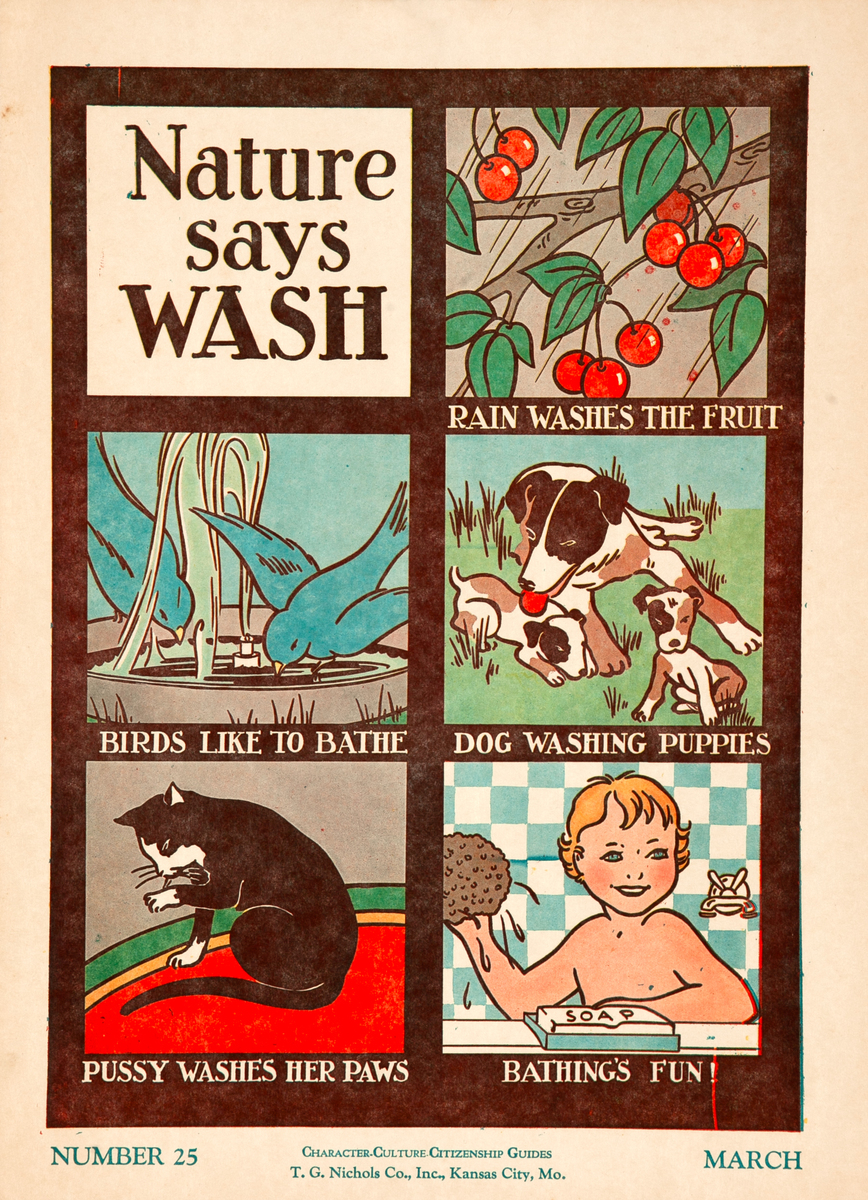 Nature Says Wash - Character Culture Citizenship Guides Guides Poster #25